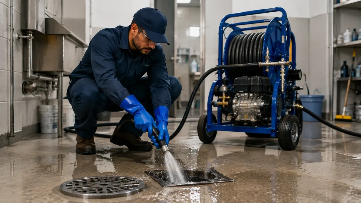 Floor Drain Hydro Jet Cleaning in Rio Vista
