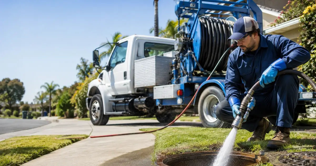 Hydro jet sewer cleaning Rio Vista