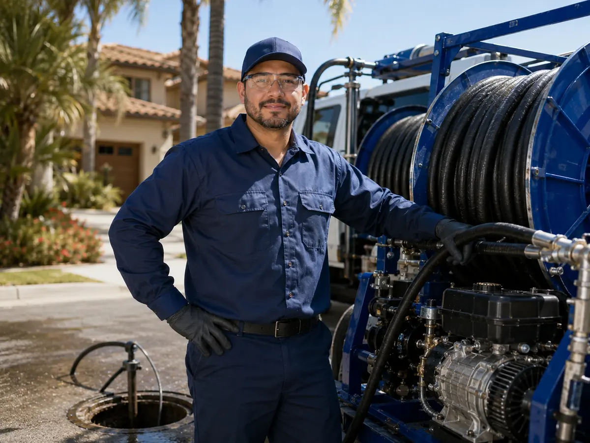 Hydro jet sewer cleaning in Rio Vista