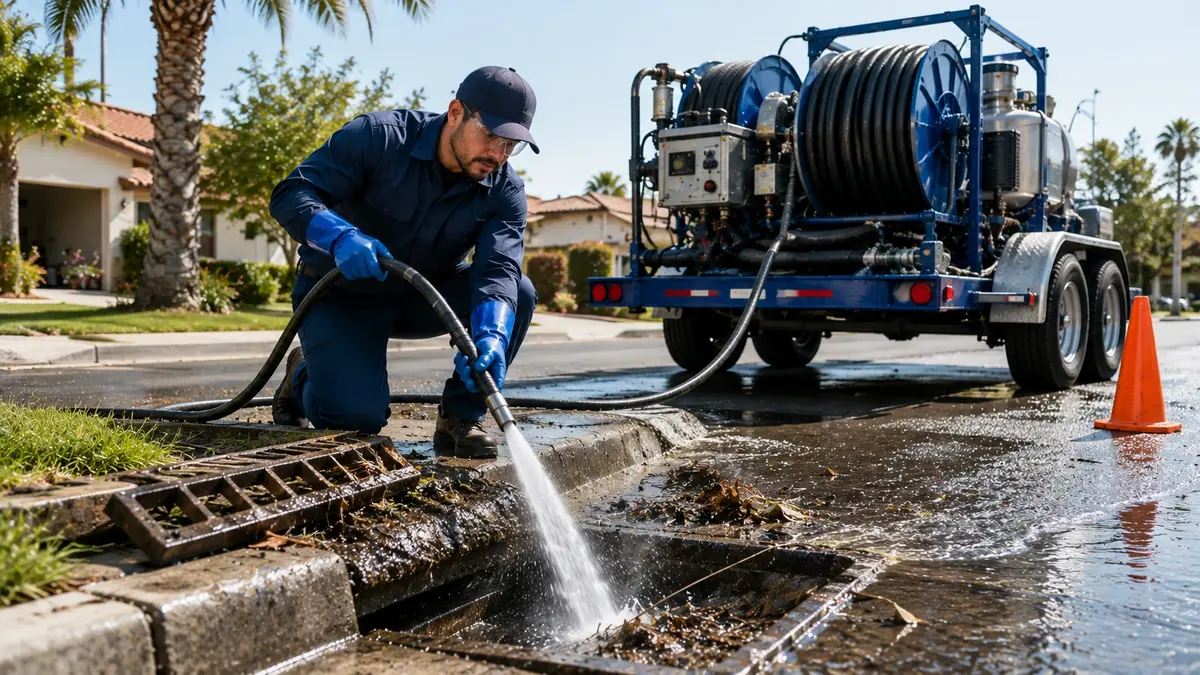 Storm Drain Hydro Jet Cleaning in Rio Vista